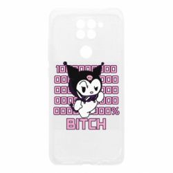 Чехол для Xiaomi Redmi Note 9/Redmi 10X Kuromi bitch - PrintSalon