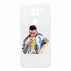 Чохол для Xiaomi Redmi Note 9 / Redmi 10X Мессі цілує кубок