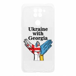 Чехол для Xiaomi Redmi Note 9/Redmi 10X Украина с Грузией - PrintSalon