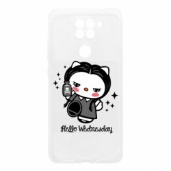 Чехол для Xiaomi Redmi Note 9/Redmi 10X Wednesday Hello Kitty - PrintSalon