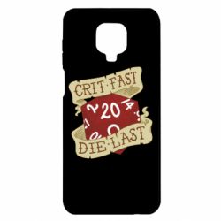 Чехол для Xiaomi Redmi Note 9S/9Pro/9Pro Max Crit fast - die last - PrintSalon