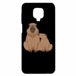 Чехол для Xiaomi Redmi Note 9S/9Pro/9Pro Max Две капибары - PrintSalon
