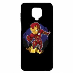 Чехол для Xiaomi Redmi Note 9S/9Pro/9Pro Max Flying Iron man - PrintSalon