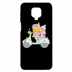 Чехол для Xiaomi Redmi Note 9S/9Pro/9Pro Max Капибара и Морская свинка - PrintSalon