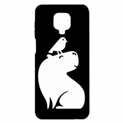 Чохол для Xiaomi Redmi Note 9S / 9Pro / 9Pro Max Копібара та Пташка - PrintSalon