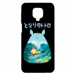 Чехол для Xiaomi Redmi Note 9S/9Pro/9Pro Max Тоторо на рыбалке - PrintSalon