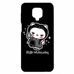 Чехол для Xiaomi Redmi Note 9S/9Pro/9Pro Max Wednesday Hello Kitty - PrintSalon