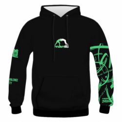 Чоловіче 3D худі Monto: Peaceful violence society - PrintSalon