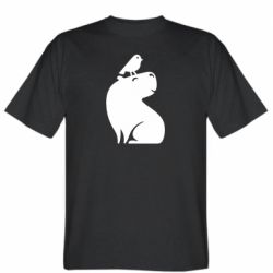 Чоловіча футболка Stedman Копібара та Пташка - PrintSalon