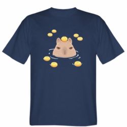 Мужская футболка Stedman Морда капибары - PrintSalon