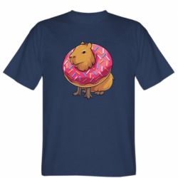 Мужская футболка Stedman Пончик с капибарой - PrintSalon