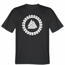 Мужская футболка Stedman Scandinavian Runes And Walknut - PrintSalon