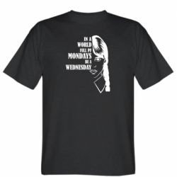 Мужская футболка Stedman Wednesday girl - PrintSalon