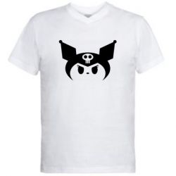Чоловіча футболка з V-подібним вирізом Evil Kuromi