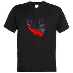 Чоловіча футболка з V-подібним вирізом Genshin impact raiden - PrintSalon