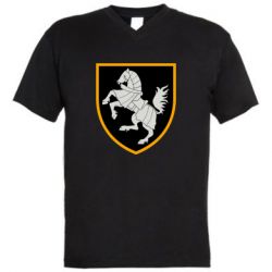 Мужская футболка  с V-образным вырезом Первая ОТБр - PrintSalon