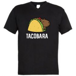 Мужская футболка  с V-образным вырезом Tacobara - PrintSalon