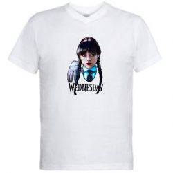 Чоловіча футболка з V-подібним вирізом Wednesday and Thing