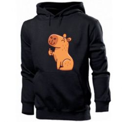 Мужское худи Капибара лайк - PrintSalon