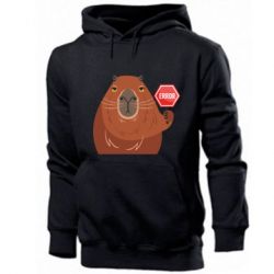 Мужское худи Капибара. Error - PrintSalon