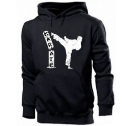 Мужское худи Каратэ удар - PrintSalon