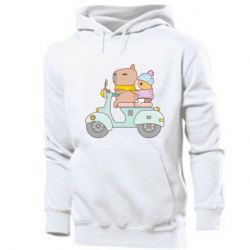 Мужское худи Капибара и Морская свинка - PrintSalon