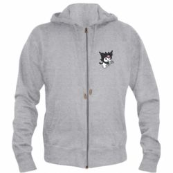Чоловічі худі на блискавці Kuromi devil - PrintSalon