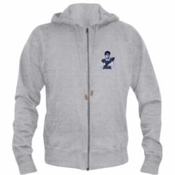 Мужское худи на молнии Венздей арт - PrintSalon