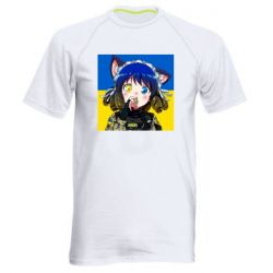 Мужская футболка для спорта Аниме Украина - PrintSalon