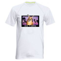 Мужская футболка для спорта Big Floppa - PrintSalon