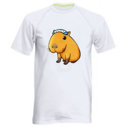 Мужская футболка для спорта Capybara Art - PrintSalon