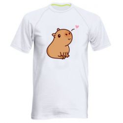 Чоловіча футболка для спорту Capybara - PrintSalon