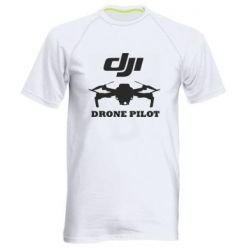 Мужская футболка для спорта Dji Drone Pilote - PrintSalon