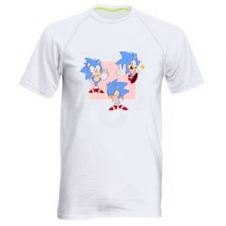 Мужская футболка для спорта Funny Sonic - PrintSalon