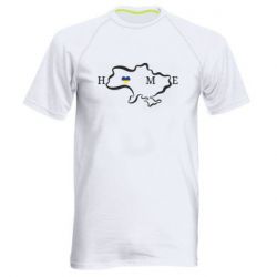 Мужская футболка для спорта Home. Map of Ukraine - PrintSalon