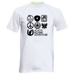 Чоловіча футболка для спорту JoJo Symbols - PrintSalon