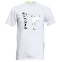 Мужская футболка для спорта Каратэ удар