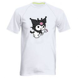 Чоловіча футболка для спорту Kuromi devil - PrintSalon