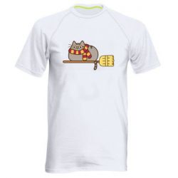 Чоловіча футболка для спорту Pusheen Harry Potter - PrintSalon