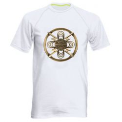 Мужская футболка для спорта Радиотехнические войска и войска связи - PrintSalon