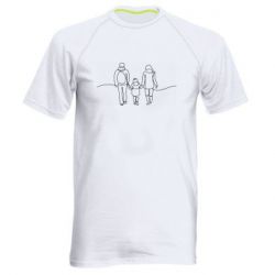 Мужская футболка для спорта Семья! - PrintSalon