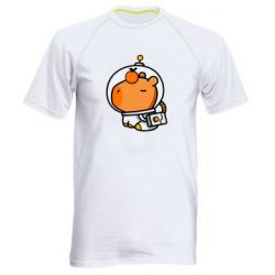 Мужская футболка для спорта Space Capybara - PrintSalon