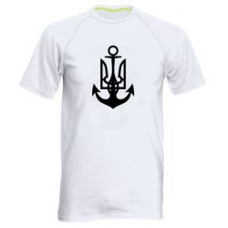 Мужская футболка для спорта ВМС Украины - PrintSalon