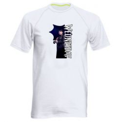 Мужская футболка для спорта Wendesday Addams - PrintSalon