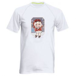 Мужская футболка для спорта Зимняя Кли - PrintSalon