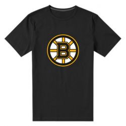 Мужская футболка премиум Boston Bruins logo - PrintSalon
