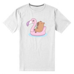 Мужская футболка премиум Capybara Chilling - PrintSalon