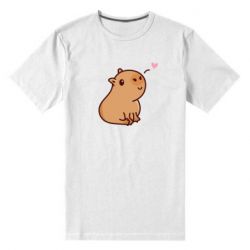 Чоловіча преміум футболка Capybara - PrintSalon