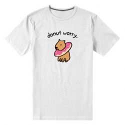 Мужская футболка премиум Donut Worry - PrintSalon