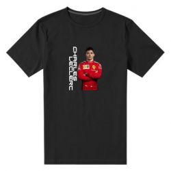 Мужская футболка премиум F1 Charles Leclerc - PrintSalon